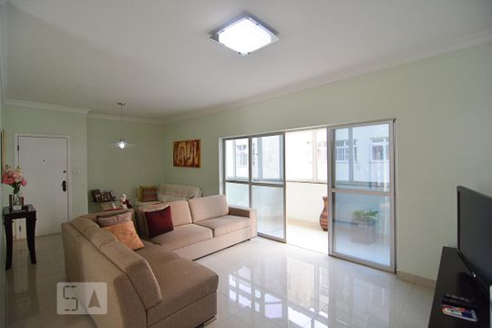 Sala de apartamento para alugar com 3 quartos, 154m² em Buritis, Belo Horizonte
