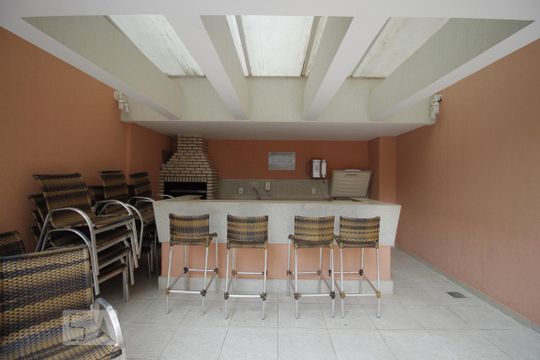 Área comum - Churrasqueira de apartamento para alugar com 2 quartos, 66m² em Sul (águas Claras), Brasília