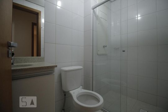 Banheiro Social de apartamento para alugar com 2 quartos, 66m² em Sul (águas Claras), Brasília