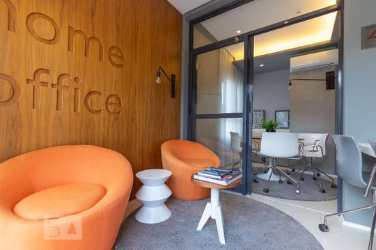 Área comum - Escritório de apartamento para alugar com 1 quarto, 45m² em Bosque, Campinas