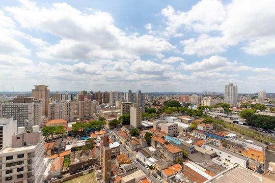Vista da sala de apartamento para alugar com 1 quarto, 45m² em Bosque, Campinas