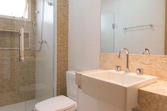 Banheiro Suíte de apartamento à venda com 2 quartos, 76m² em Santana, São Paulo