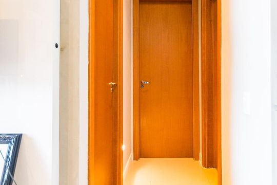 Corredor de apartamento à venda com 2 quartos, 60m² em Jardim Dom Bosco, Campinas