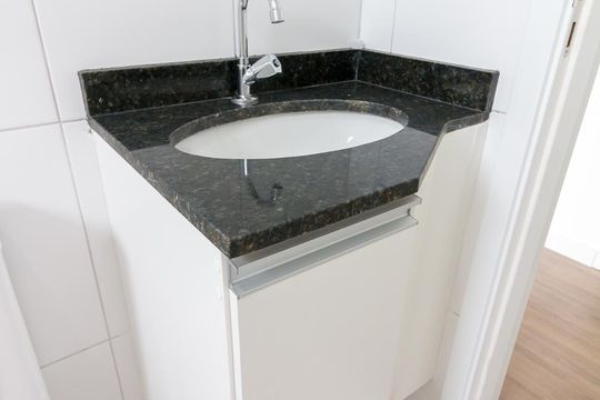 Banheiro - armário de apartamento à venda com 2 quartos, 51m² em Ponte Grande, Guarulhos
