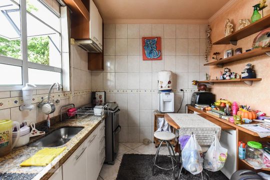 Cozinha de casa de condomínio à venda com 3 quartos, 138m² em Demarchi, São Bernardo do Campo