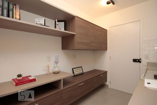 Cozinha de kitnet/studio à venda com 1 quarto, 35m² em Santa Efigênia, São Paulo