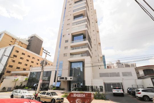 Fachada de apartamento para alugar com 1 quarto, 43m² em Setor Oeste, Goiânia