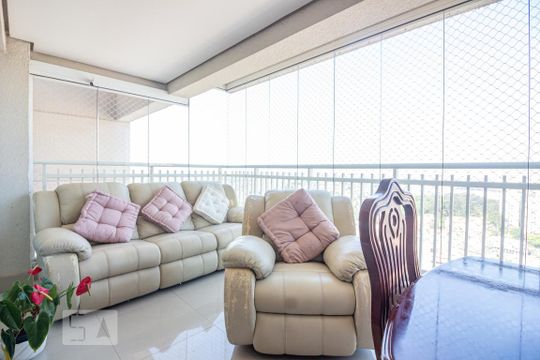 Varanda de apartamento à venda com 3 quartos, 135m² em Jardim Arpoador, São Paulo