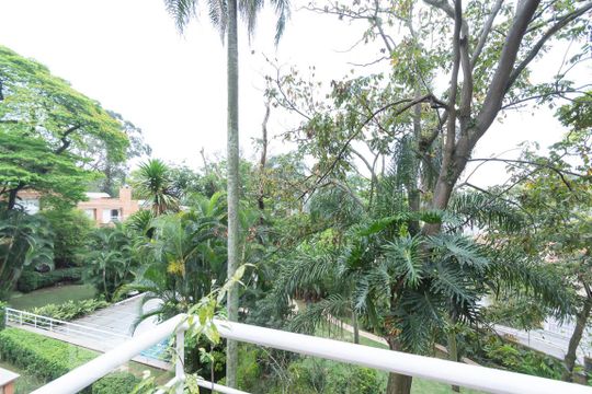 Varanda Suíte 3 - Vista de casa de condomínio à venda com 4 quartos, 433m² em Chácara Santo Antônio (zona Sul), São Paulo
