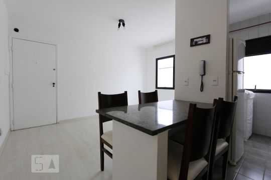 sala de apartamento para alugar com 1 quarto, 45m² em Vila Andrade, São Paulo