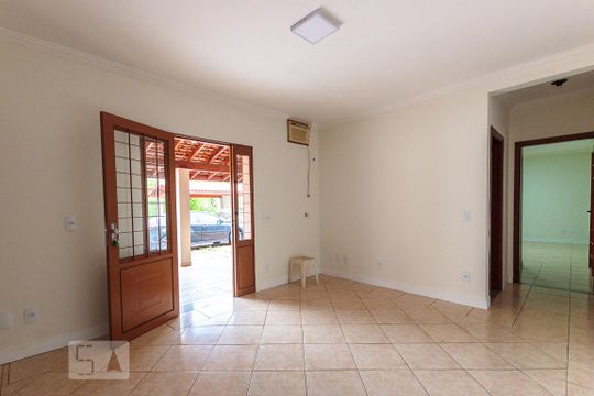 Sala de casa para alugar com 1 quarto, 80m² em Jardim Lumen Christi, Campinas