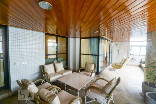 Varanda de apartamento para alugar com 4 quartos, 375m² em Jardim Anália Franco, São Paulo