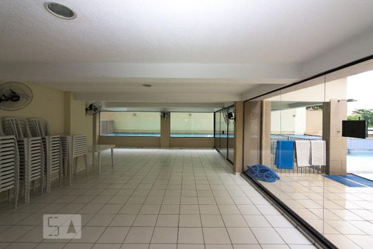 Área comum - Salão de festas de apartamento para alugar com 2 quartos, 58m² em Taquara, Rio de Janeiro