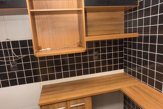 Cozinha de apartamento para alugar com 2 quartos, 58m² em Taquara, Rio de Janeiro