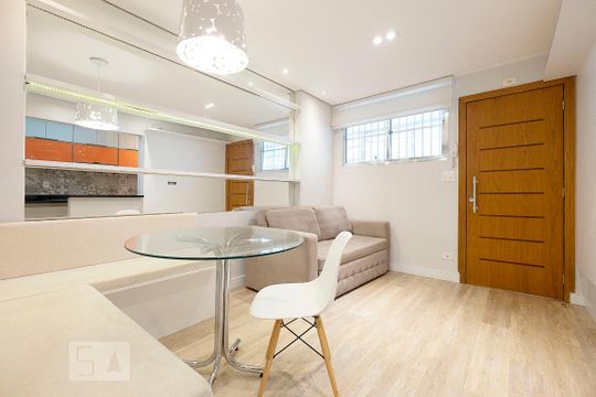 Sala de apartamento à venda com 1 quarto, 40m² em Cerqueira César, São Paulo