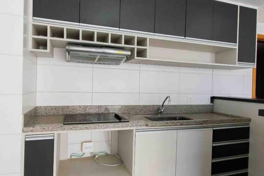 Cozinha de apartamento para alugar com 1 quarto, 44m² em Norte (águas Claras), Brasília