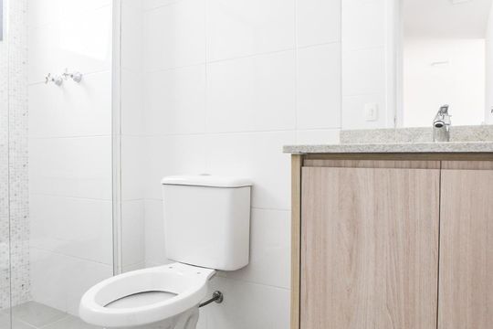 Banheiro de apartamento para alugar com 2 quartos, 60m² em Jardim do Mar, São Bernardo do Campo