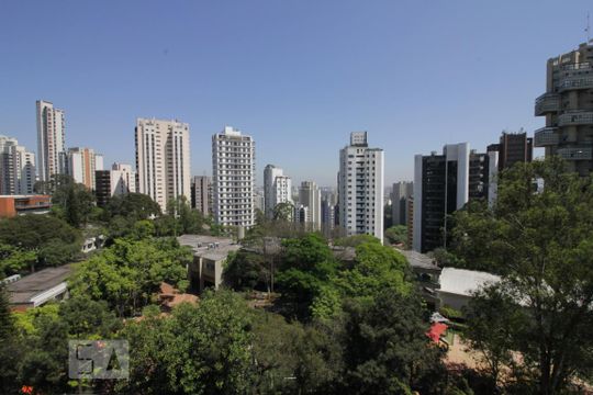 Vista da varanda de apartamento à venda com 4 quartos, 312m² em Vila Andrade, São Paulo