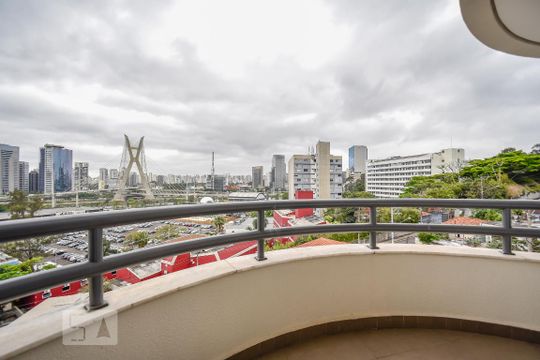 Vista da Sala de apartamento à venda com 1 quarto, 98m² em Real Parque, São Paulo