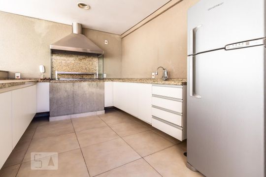 Área Comum: Churrasqueira de kitnet/studio à venda com 1 quarto, 51m² em Alphaville, Barueri