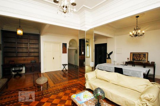 Sala de apartamento para alugar com 3 quartos, 161m² em Flamengo, Rio de Janeiro