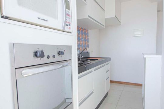 Cozinha de apartamento à venda com 2 quartos, 53m² em São Cristóvão, Rio de Janeiro