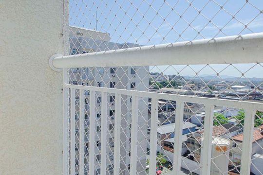 Varanda da Sala de apartamento à venda com 2 quartos, 53m² em São Cristóvão, Rio de Janeiro