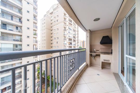 Varanda Gourmet de apartamento para alugar com 4 quartos, 97m² em Centro, Santo André