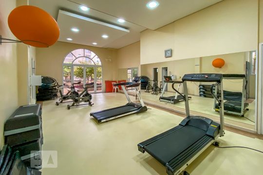 Área comum - Academia de apartamento para alugar com 4 quartos, 97m² em Centro, Santo André