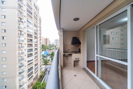 Varanda Gourmet de apartamento para alugar com 4 quartos, 97m² em Centro, Santo André