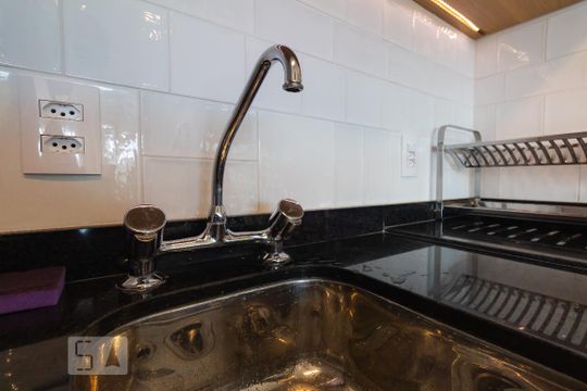 Cozinha de kitnet/studio à venda com 1 quarto, 50m² em Vila Cruzeiro, São Paulo