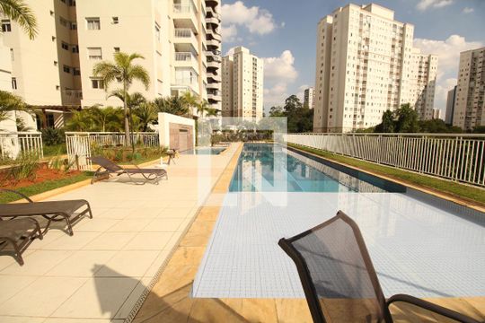 Área comum - Piscina de apartamento para alugar com 3 quartos, 107m² em Vila Andrade, São Paulo