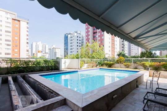 Piscina Edifício de apartamento para alugar com 1 quarto, 50m² em Savassi, Belo Horizonte