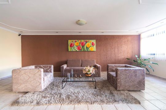Hall de Entrada de apartamento à venda com 3 quartos, 92m² em Vila Eldízia, Santo André