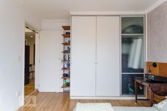 Quarto 1 de apartamento para alugar com 1 quarto, 59m² em Mirandópolis, São Paulo
