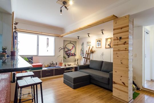 Apartamento para alugar com 1 quarto, 59m² em Mirandópolis, São Paulo
