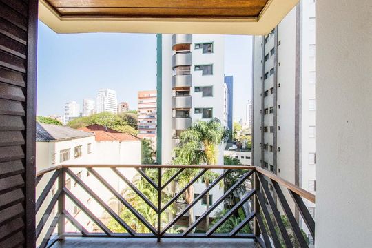 Varanda da Suíte de apartamento para alugar com 3 quartos, 95m² em Vila Mariana, São Paulo