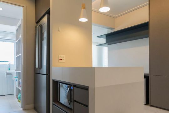 Cozinha (Armários) de apartamento para alugar com 1 quarto, 69m² em Vila Mariana, São Paulo