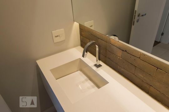 Lavabo (Pia) de apartamento para alugar com 1 quarto, 69m² em Vila Mariana, São Paulo