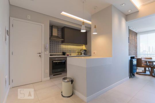 Cozinha de apartamento para alugar com 1 quarto, 69m² em Vila Mariana, São Paulo