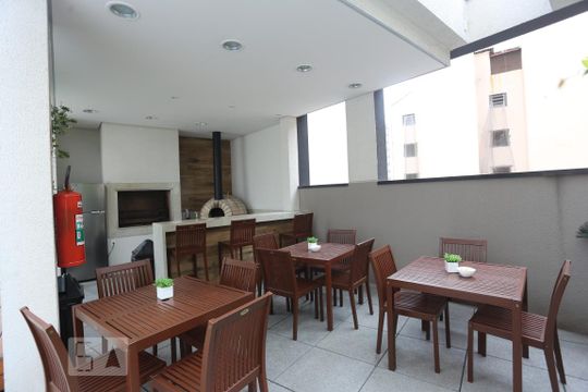 Churrasqueira de kitnet/studio para alugar com 1 quarto, 35m² em Campos Elíseos, São Paulo