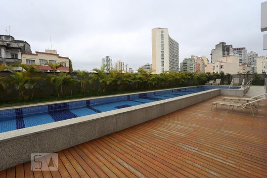 Piscina de kitnet/studio para alugar com 1 quarto, 35m² em Campos Elíseos, São Paulo