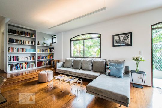 Sala de apartamento à venda com 3 quartos, 248m² em Chácara Klabin, São Paulo