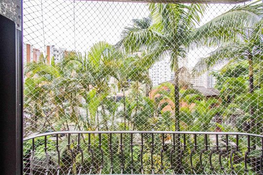 Varanda da Suíte 3 de apartamento à venda com 3 quartos, 248m² em Chácara Klabin, São Paulo
