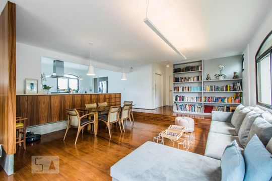 Sala de apartamento à venda com 3 quartos, 248m² em Chácara Klabin, São Paulo