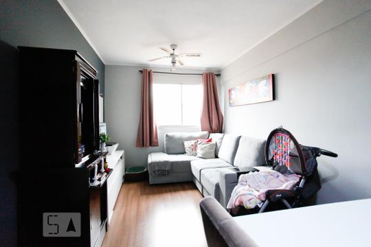 Sala de apartamento à venda com 2 quartos, 56m² em Vila Babilônia, São Paulo