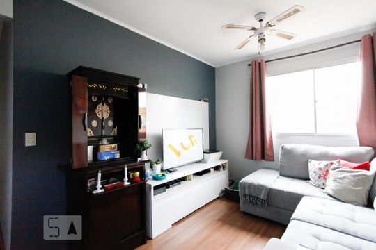 Sala de apartamento à venda com 2 quartos, 56m² em Vila Babilônia, São Paulo