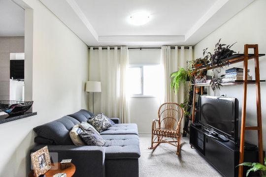 Sala de apartamento à venda com 2 quartos, 54m² em Jordanópolis, São Bernardo do Campo