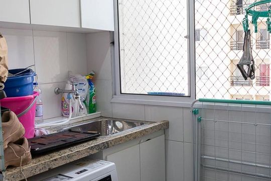 Área de Serviço de apartamento à venda com 3 quartos, 81m² em Centro, Diadema