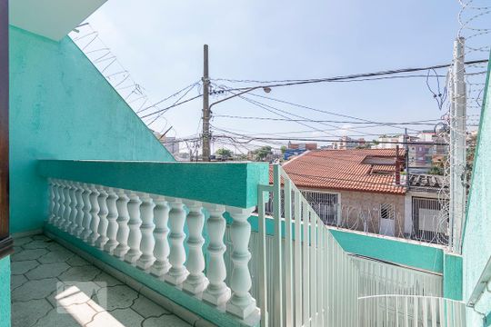Varanda da Sala de casa para alugar com 4 quartos, 220m² em Jardim das Maravilhas, Santo André